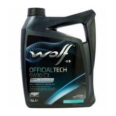 Моторное масло Wolf 5W30 Officialtech C3 4L