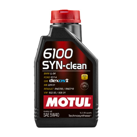 Моторное масло Motul 6100 SYN-clean 5W40 1L