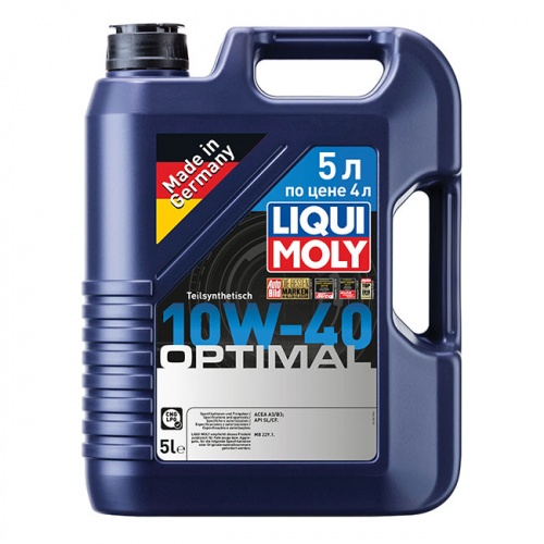Моторное масло Liqui Moly Optimal 10W40 4L