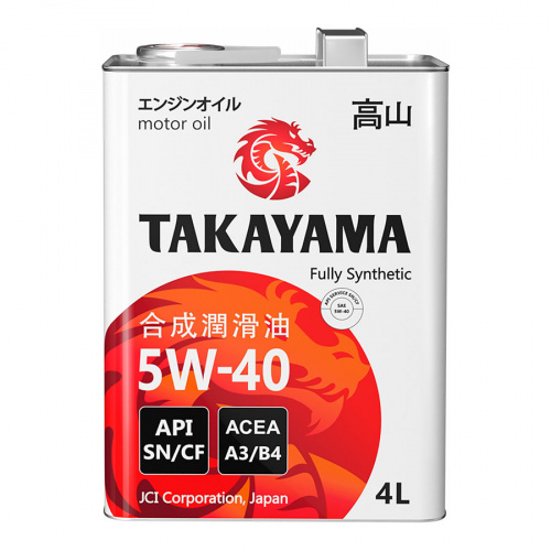 Моторное масло Takayama SAE 5W-40 4L