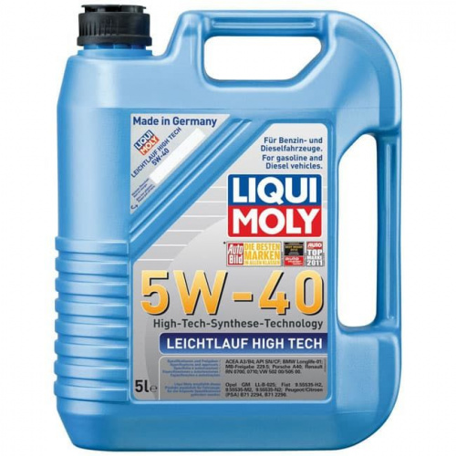 Моторное масло Liqui Moly Leichtlauf High Tech 5W40 5L