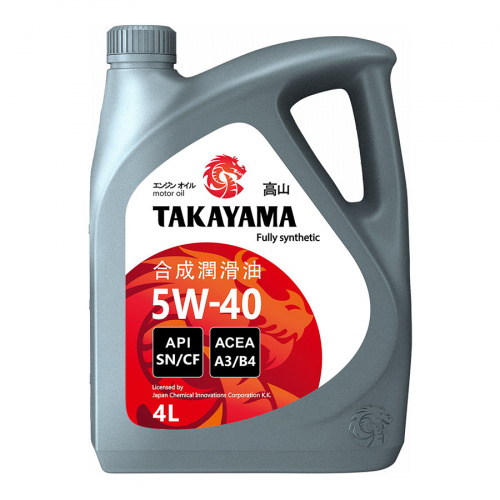 Моторное масло Takayama SAE 5W-40 PL 4L