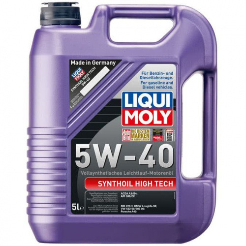 Моторное масло Liqui Moly Syntoil High Tech 5W40 5L