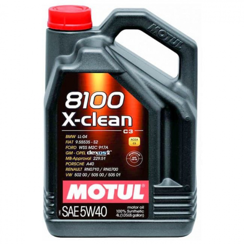 Моторное масло Motul 8100 X-clean Gen2 5W-40 5L