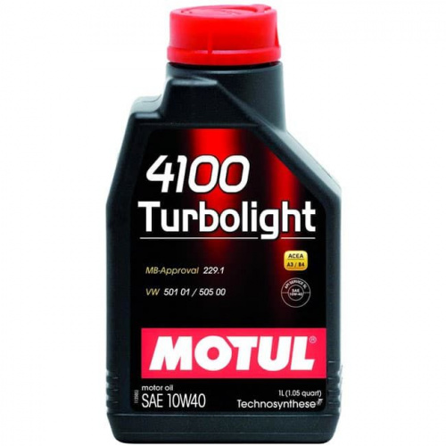 Моторное масло Motul 4100 Turbolight 10W-40 1L