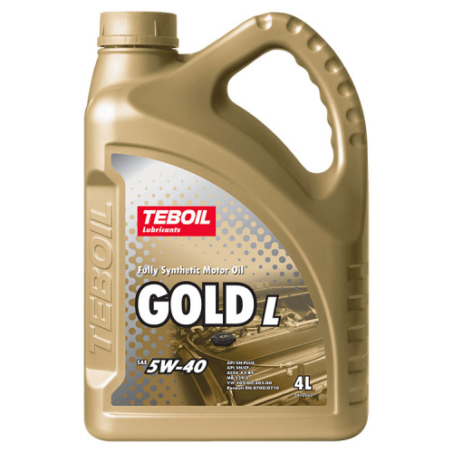 Моторное масло TEBOIL Gold L 5W-40 4L