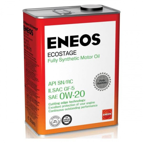 Моторное масло Eneos Ecostage 0W-20 4L