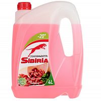 Жидкость стеклоомывающая зимняя "SIBIRIA" -20, 4л (Барбарис)