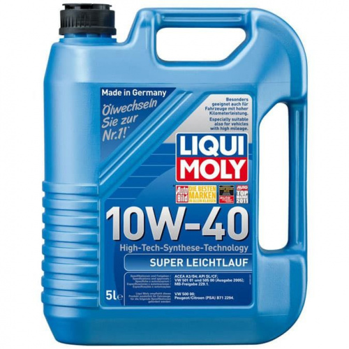 Моторное масло Liqui Moly Super Leichtlauf 10W40 5L